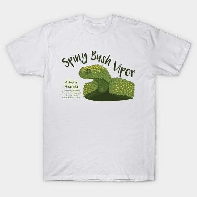 Spiny Bush Viper T-Shirt by Seamed Fit